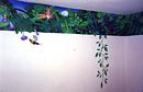 Vine Hummingbird - Panoramic Mural - by Debbie Smith Mezzetta  Thumbnail Image