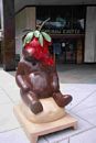 Chocolate Dipped StrawBeary - by Debbie Smith Mezzetta - Front View in front of Sponsor Caribou Coffee - Thumbnail Image